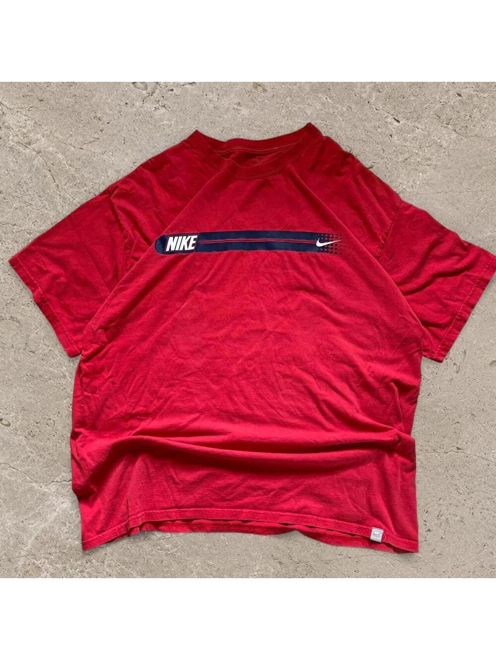 Fire vintage Y2K Nike red t-shirt